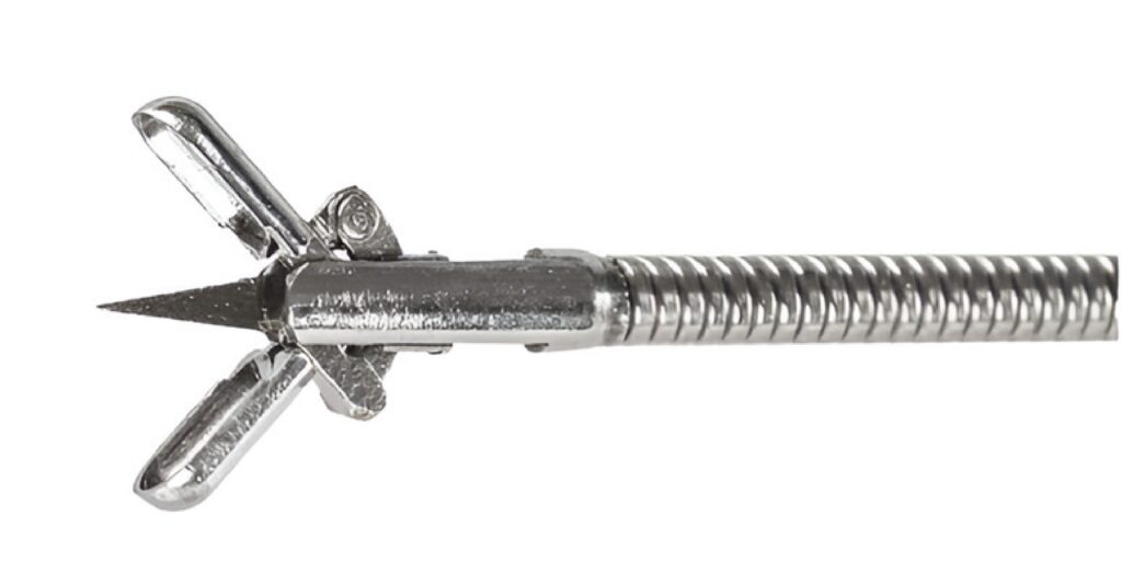 Щипцы биопсийные с овальными браншами с иглой