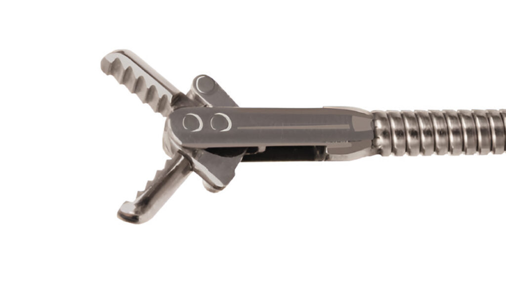 Зажим с захватом «обратный зуб»