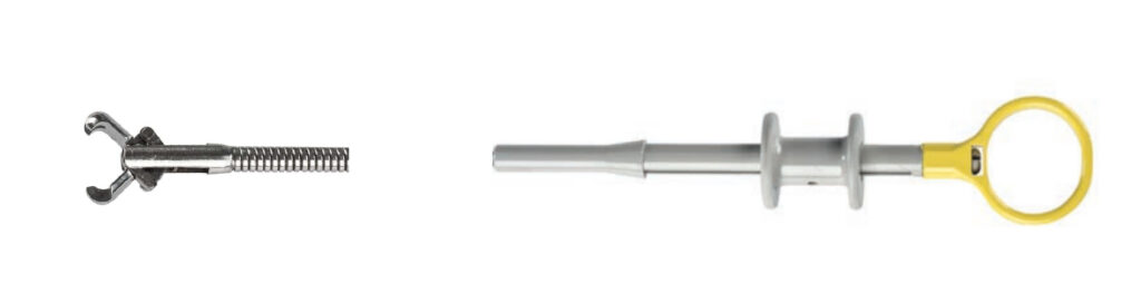 Зажим с захватом «крысиный зуб»