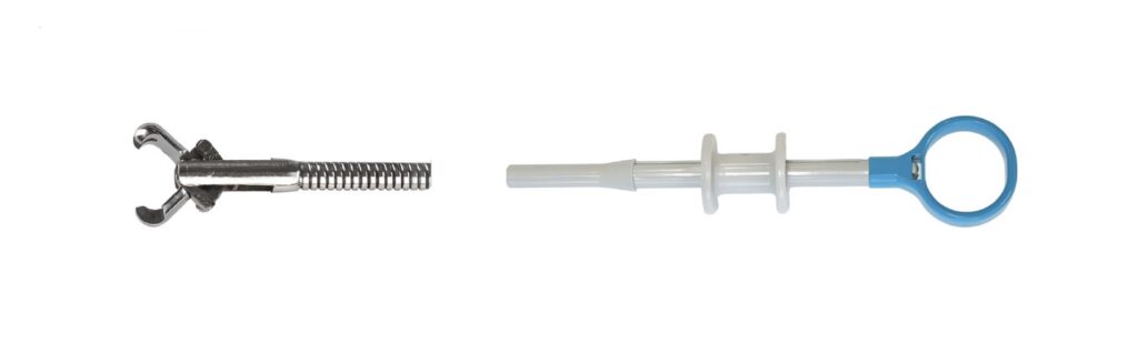 Зажим с захватом «крысиный зуб»