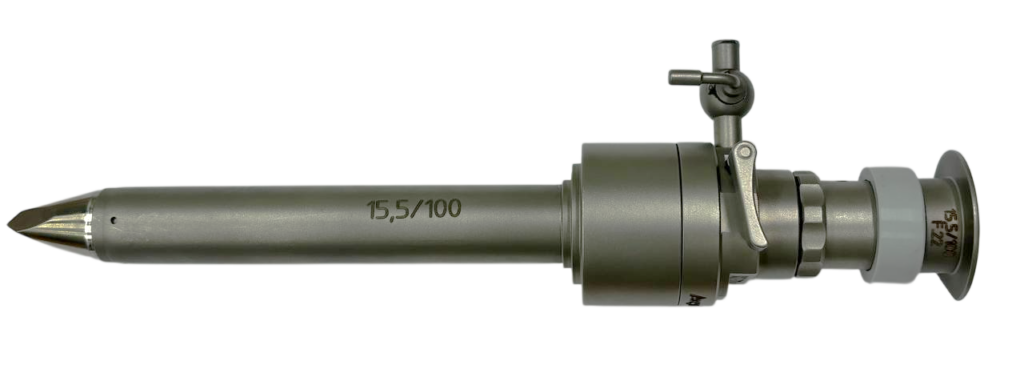 Троакар модульный лапароскопический с универсальным клапаном с краном