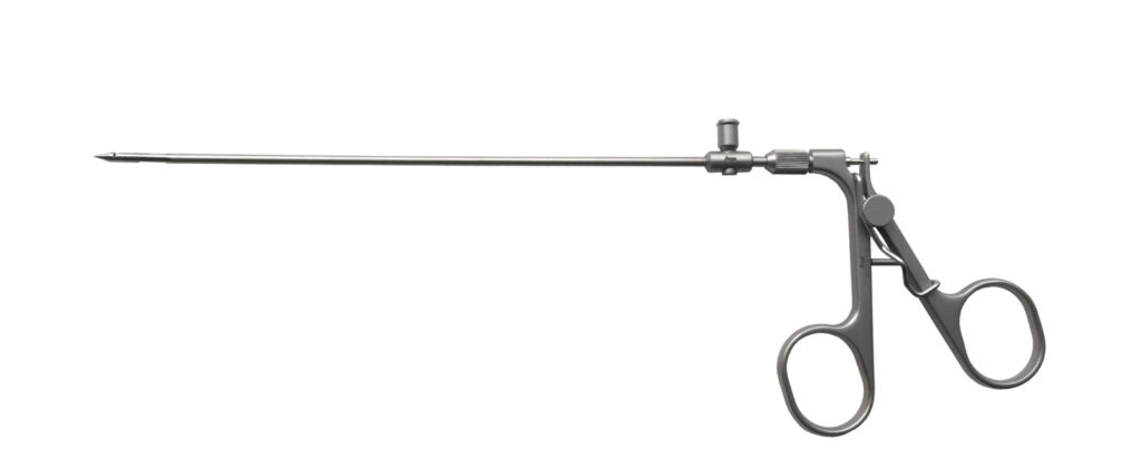 Устройство для ушивания троакарных ран атравматическое (Игла Берси)