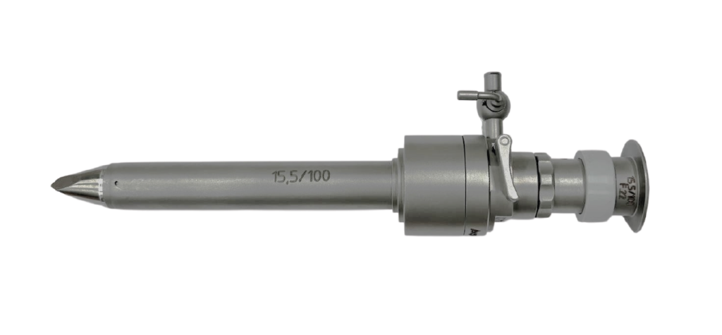 Троакар модульный лапароскопический с универсальным клапаном с краном