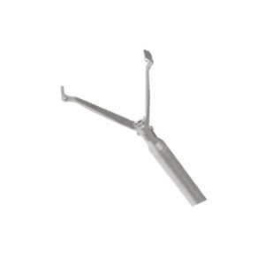 Зажим атравматичный по Babcock  с кремальерой