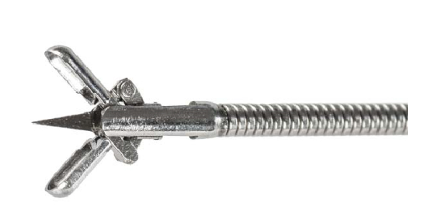 Щипцы биопсийные с овальными браншами с иглой