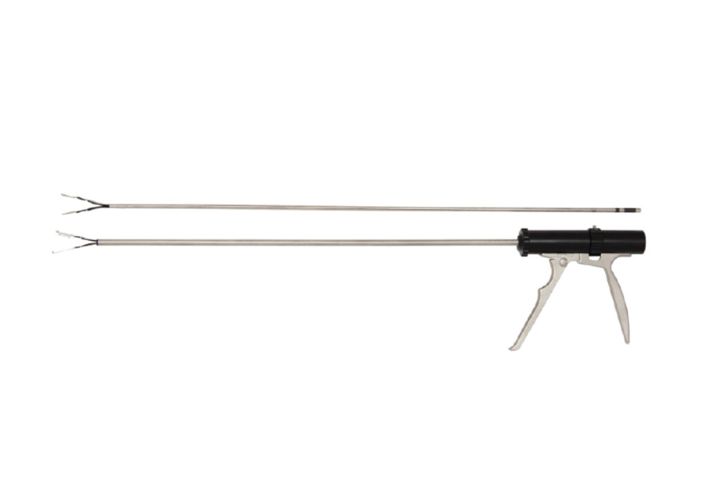 Инструмент для биполярной коагуляции поворотный,  с двумя сменными частями «пинцет» и «рамка»