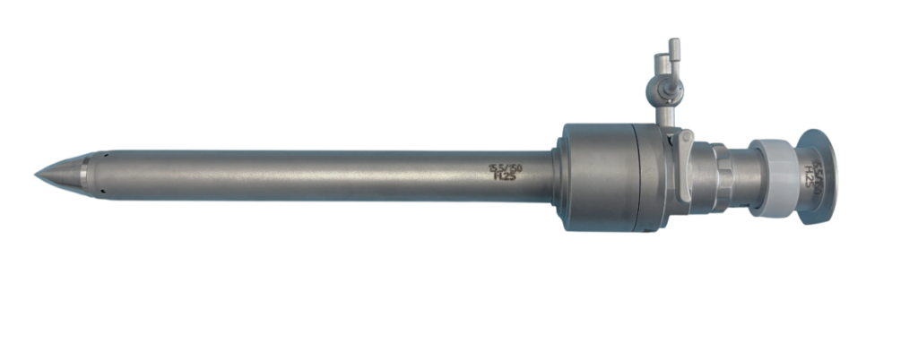 Троакар модульный лапароскопический с универсальным клапаном с краном