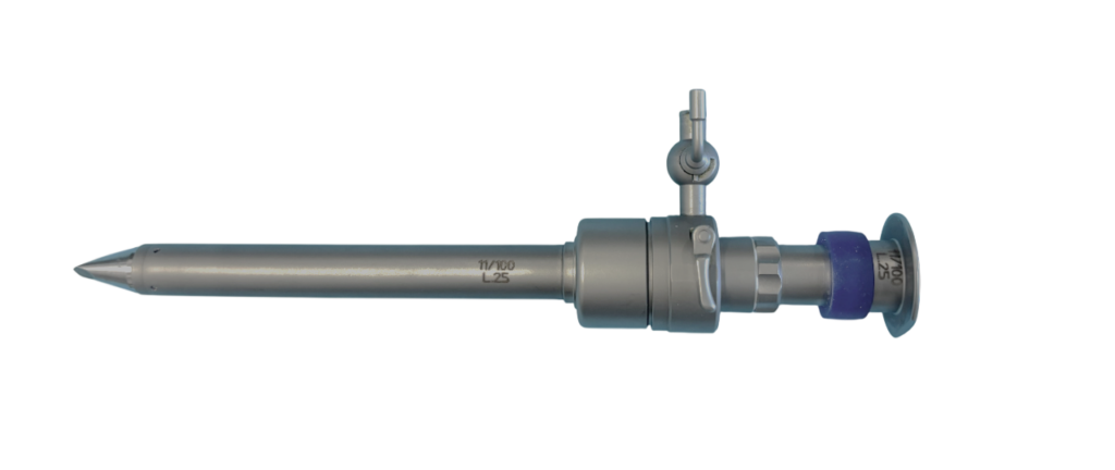 Троакар модульный лапароскопический с универсальным клапаном с краном