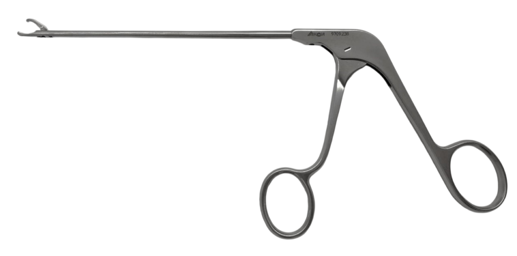 Зажим менисковый с кремальерой