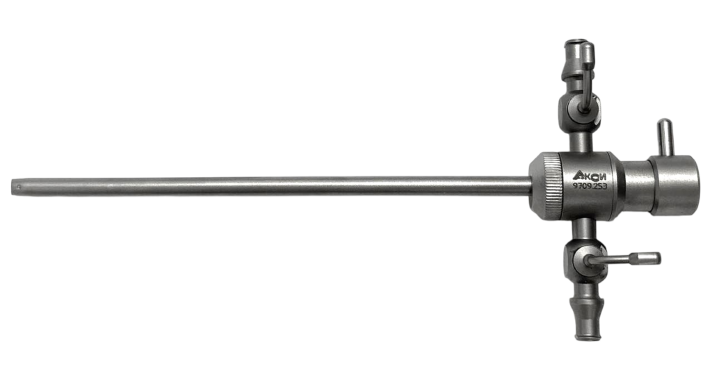 Трубка артроскопическая с двумя кранами